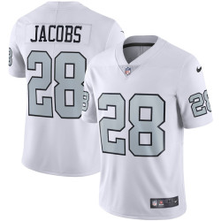 Josh Jacobs Las Vegas Raiders Vapor Untouchable Color Rush Limited Player White Jersey - Men Josh Jacobs Las Vegas Raiders Vapor Untouchable Color Rush Limited Player White Jersey - Men