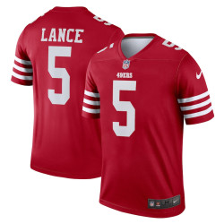 Trey Lance San Francisco 49ers Legend Scarlet Jersey - Men