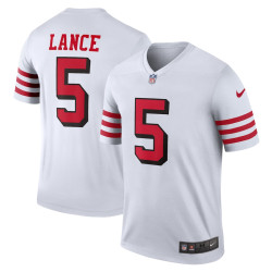 Trey Lance San Francisco 49ers Alternate Legend White Jersey - Men