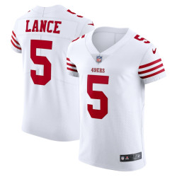 Trey Lance San Francisco 49ers Vapor Elite White Jersey - Men
