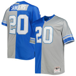 Barry Sanders Detroit Lions Mitchell & Ness Split Legacy Retired Player Replica Blue/Silver Jersey - Men
